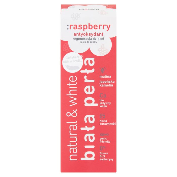 BIAłA PERłA NAT.RASPBERRY ANTYOKS.75ML main product photo
