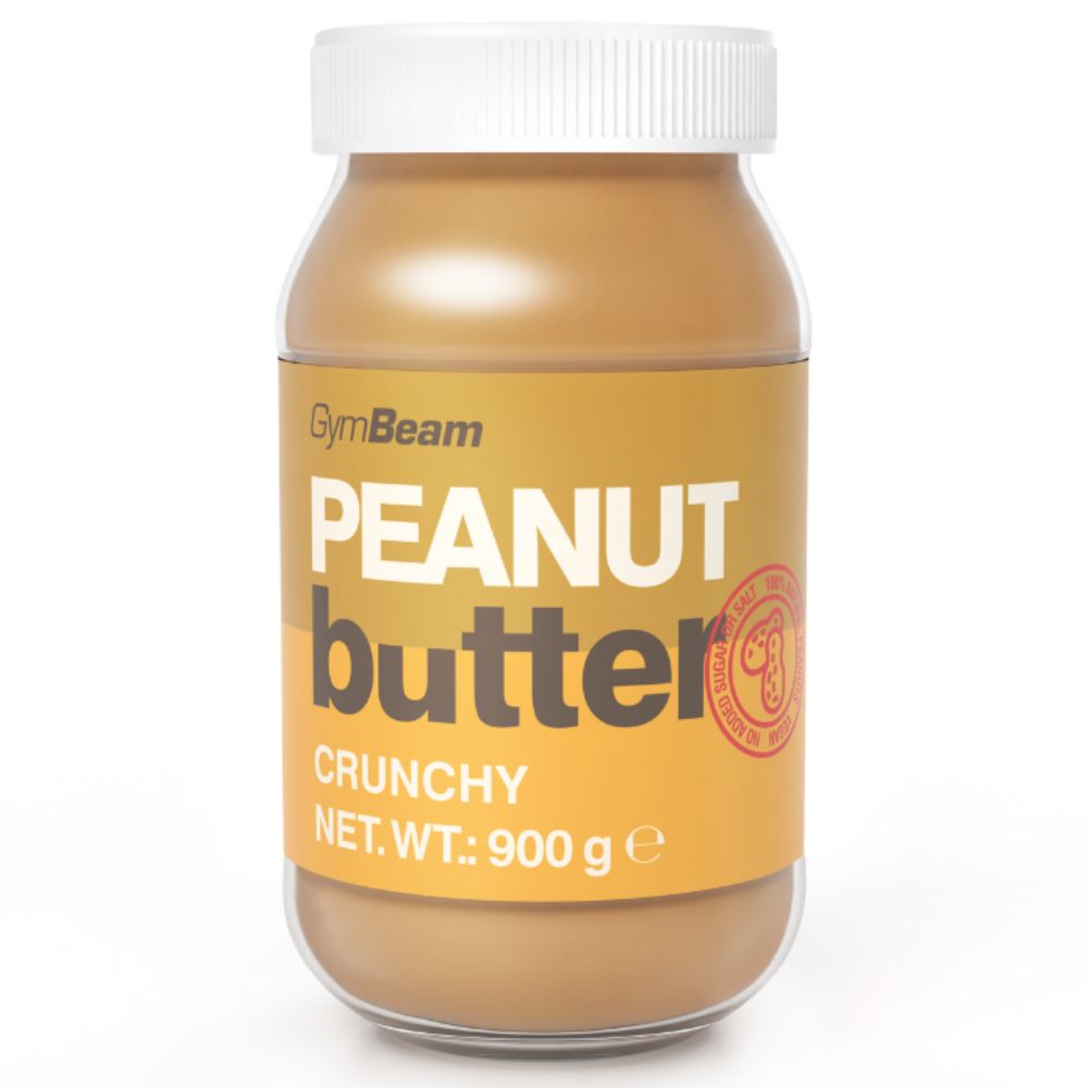 GymBeam masło orzechowe orzechowe chrupiące 900 g