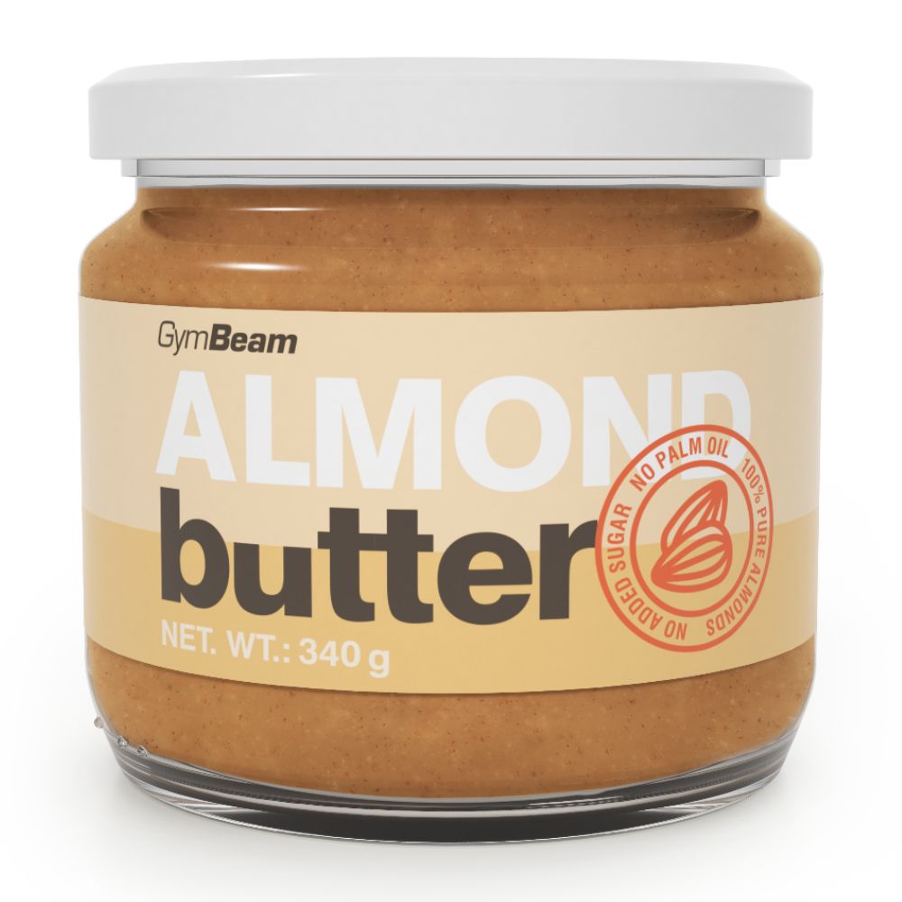 GymBeam masło migdałowe migdałowe gładkie 340 g