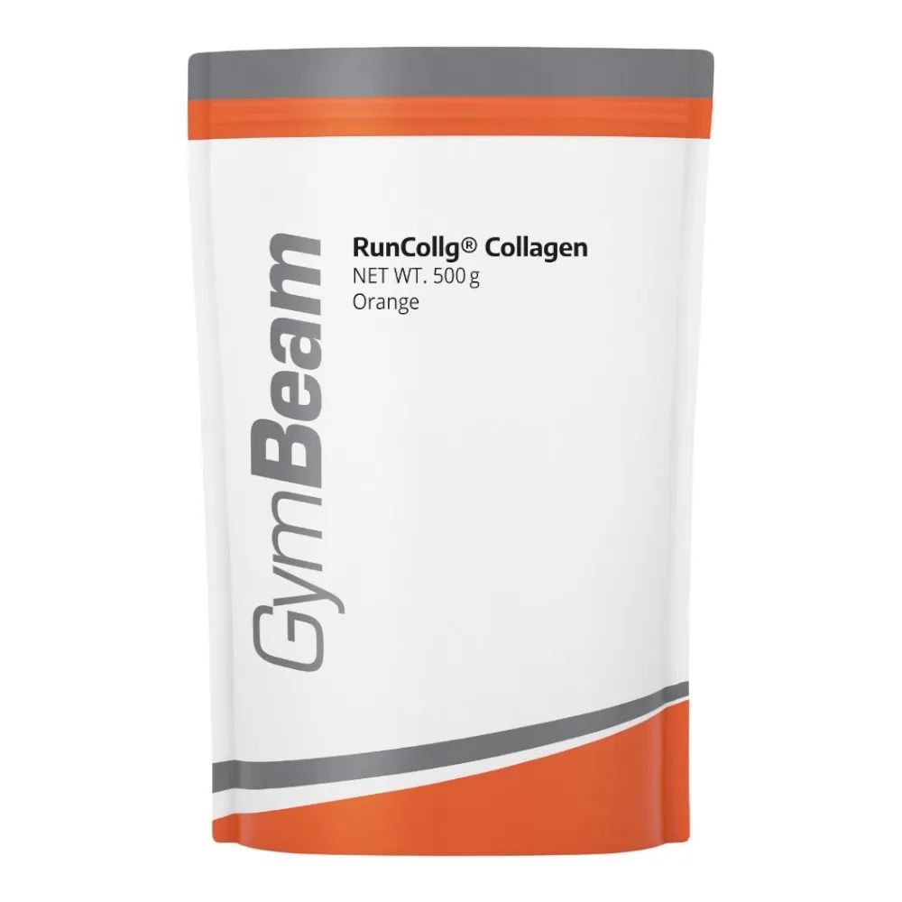 GymBeam Hydrolizowany Kolagen RunCollg z witaminą C orange 500 g