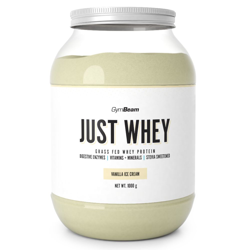 GymBeam Just Whey białko lody waniliowe 1000 g