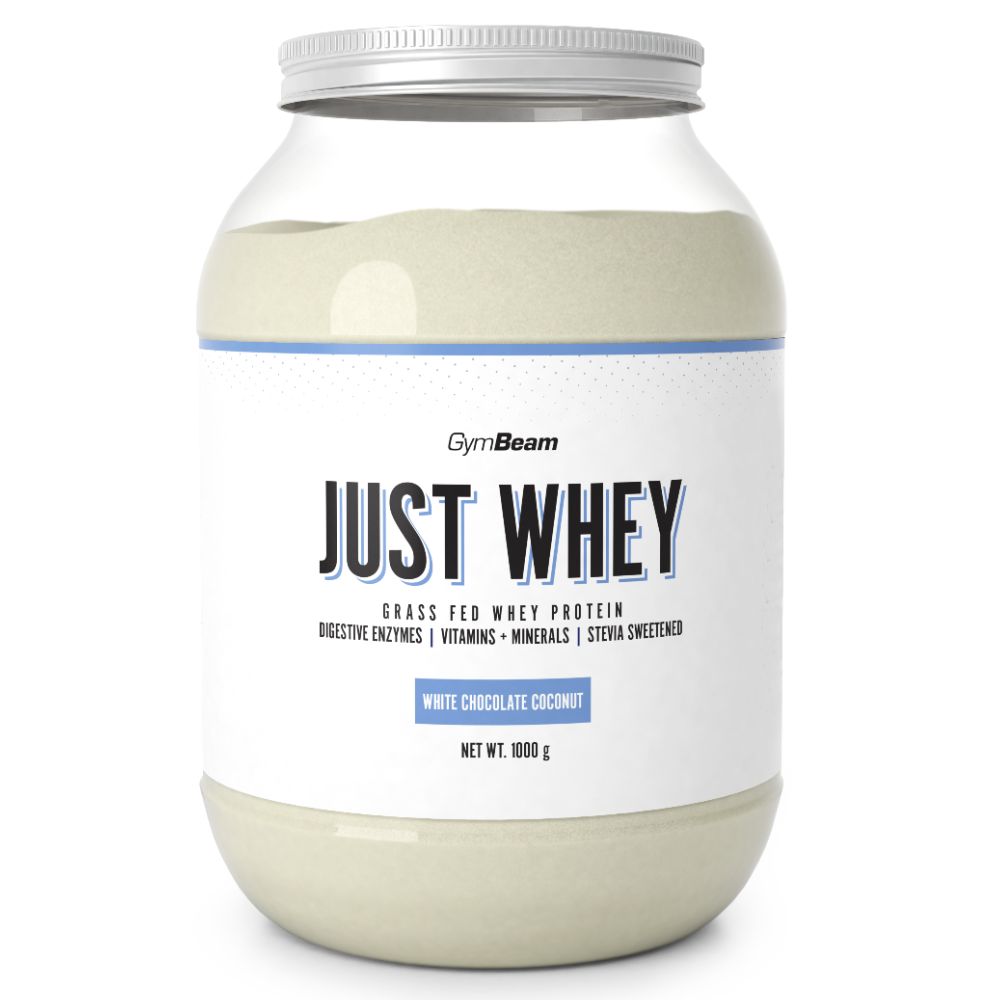 GymBeam Just Whey kokos biała czekolada 1000 g
