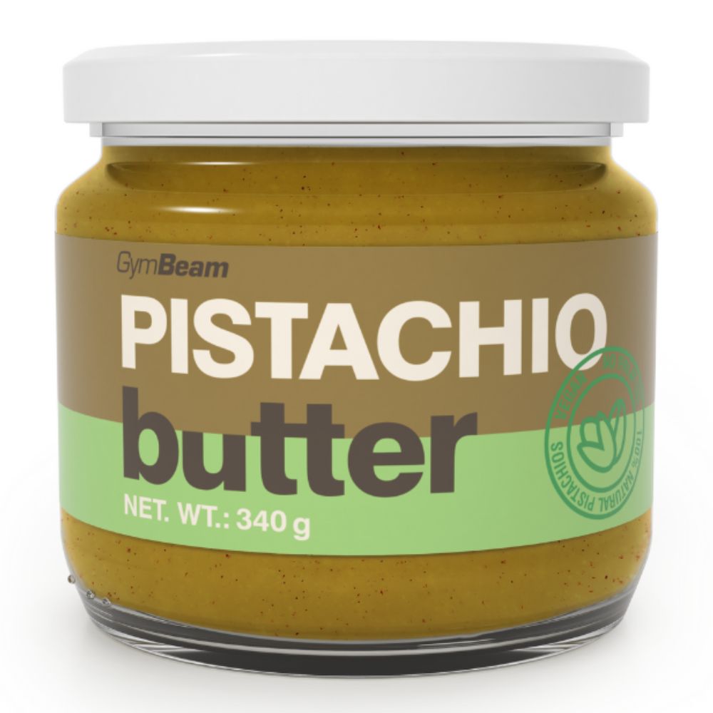 GymBeam masło z orzechów pistacjowych gładkie 340 g