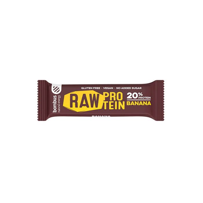 BOMBUS BAT.RAW PROTEIN BANAN BEZGL50G main product photo