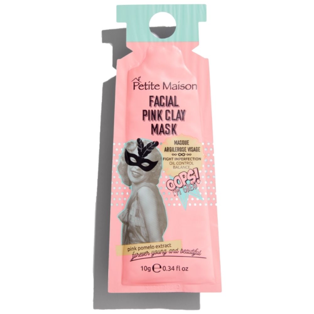 Petite Maison różowa glinka maska do twarzy 10 g