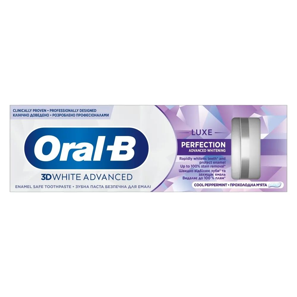 Oral-B 3D White Advanced Luxe Perfection pasta do zębów 75 ml
