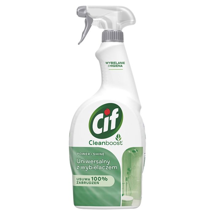 Cif Cleanboost Power + Shine Spray uniwersalny z wybielaczem 750 ml main product photo