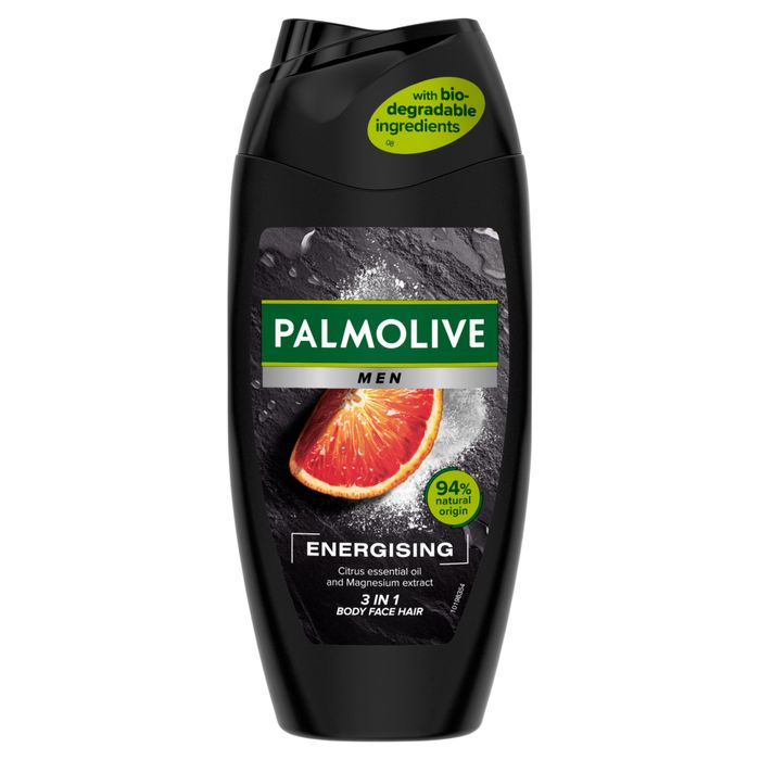 Palmolive MEN Energising, orzeźwiający żel pod prysznic dla mężczyzn 3w1 cytrusy i magnez 250 ml main product photo