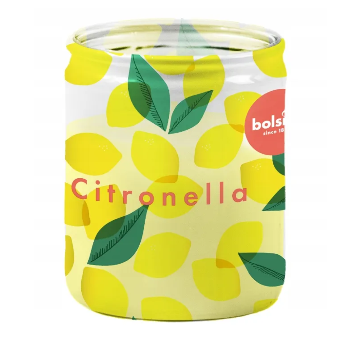 Bolsius Citronella świeca w szkle 23 h