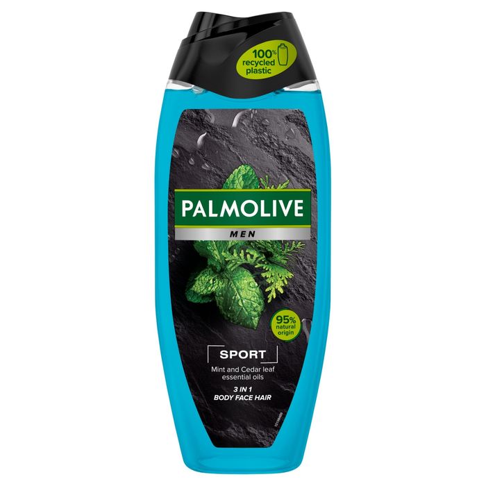 Palmolive MEN Sport orzeźwiający i chłodzący żel pod prysznic dla mężczyzn 3w1, mięta cedr 500ml main product photo