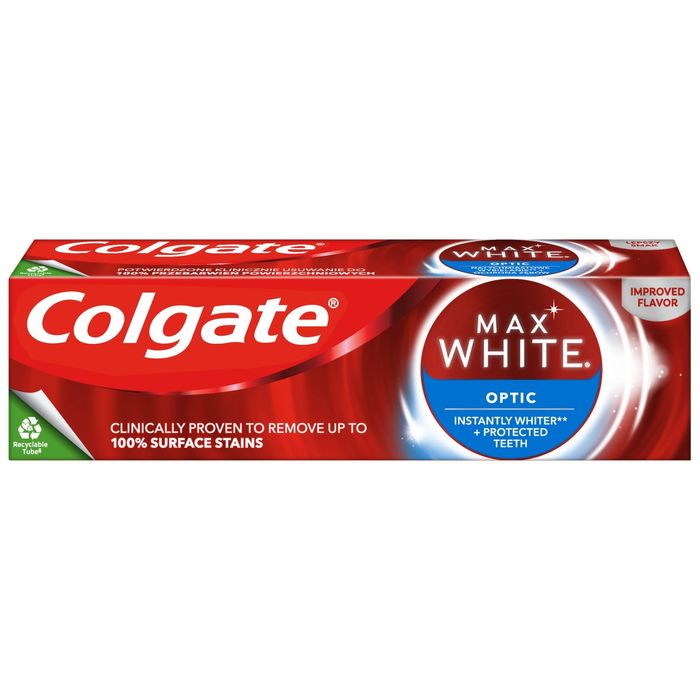 Colgate Max White Optic Wybielająca pasta do zębów natychmiastowy efekt 75 ml main product photo
