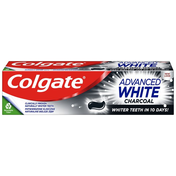 Pasta do zębów Colgate Advanced White Charcoal z aktywnym węglem 100ml main product photo