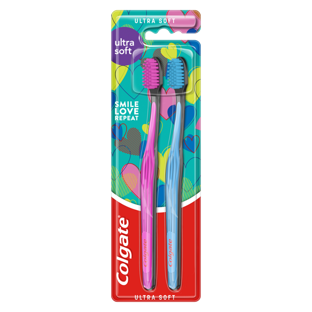 COLGATE ULTRA SOFT szczoteczki do zębów 2 szt.