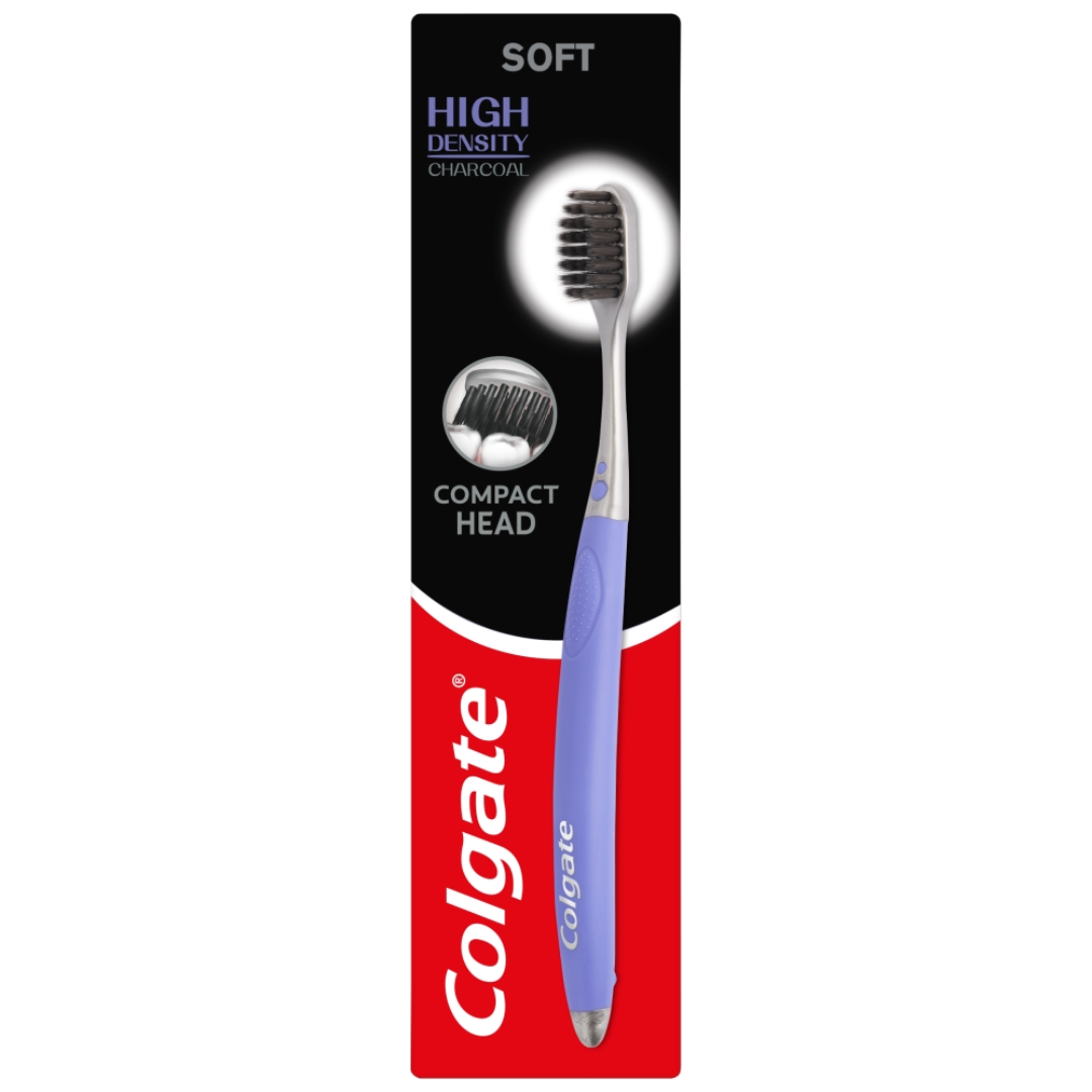 COLGATE High Density Charcoal miękka z aktywnym węglem