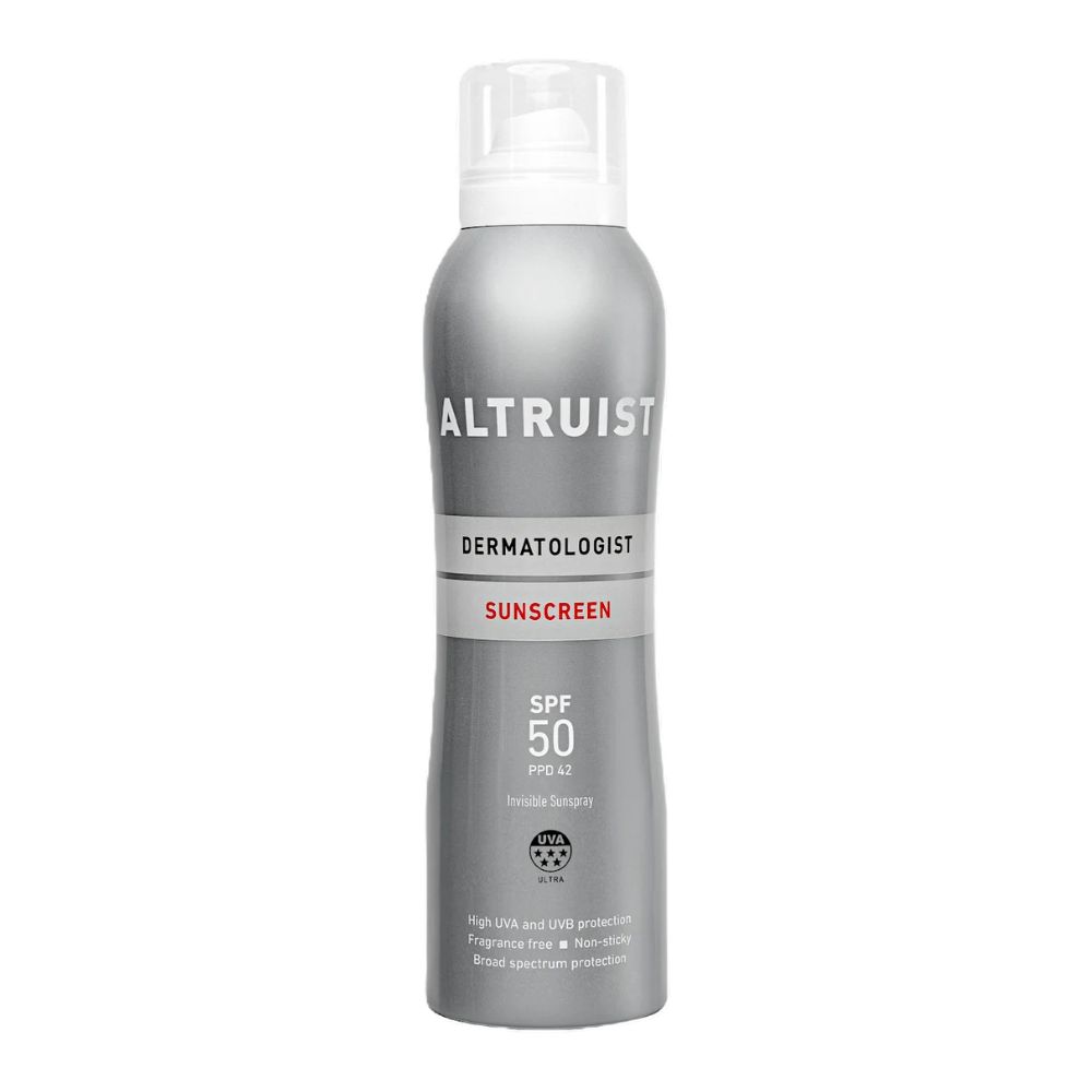 Altruist Invisible Sunspray SPF50 Spray do opalania twarzy i ciała 200 ml