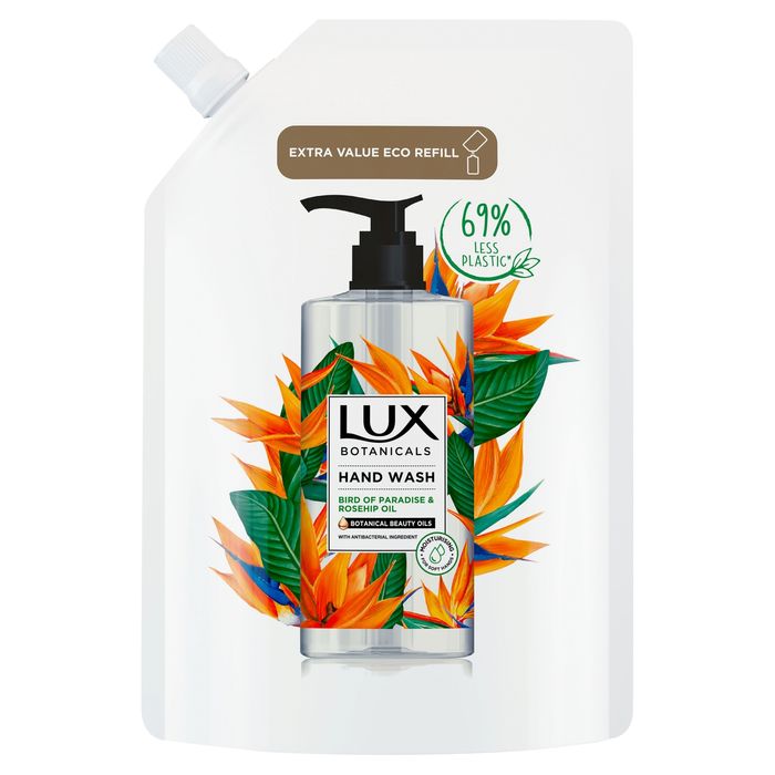 Lux Botanicals Bird of Paradise & Rosehip Mydło w płynie do rąk zapas 500 ml main product photo