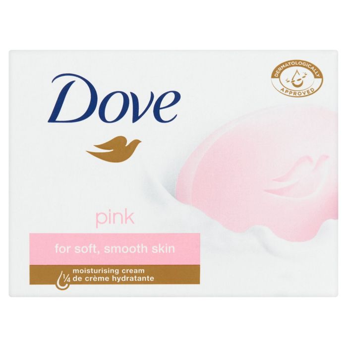 DOVE KOSTKA BAR PINK FBX 90G main product photo