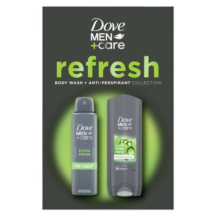 Dove Men Care Refresh zestaw kosmetyków żel 250 ml + spray 150 ml main product photo