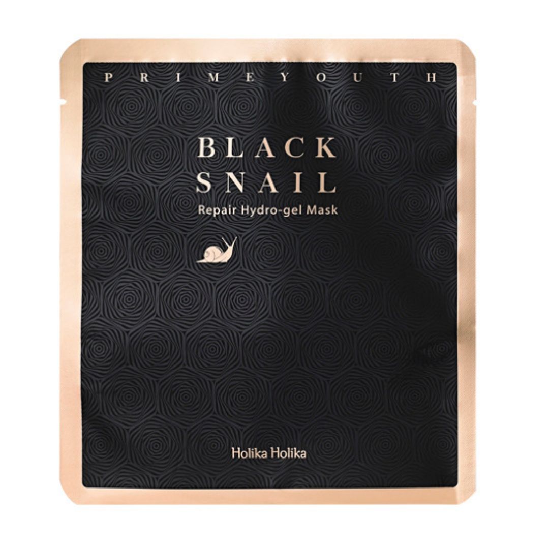 Holika Holika Prime Youth Black Snail hydrożelowa maska ze śluzem ślimaka 25 ml