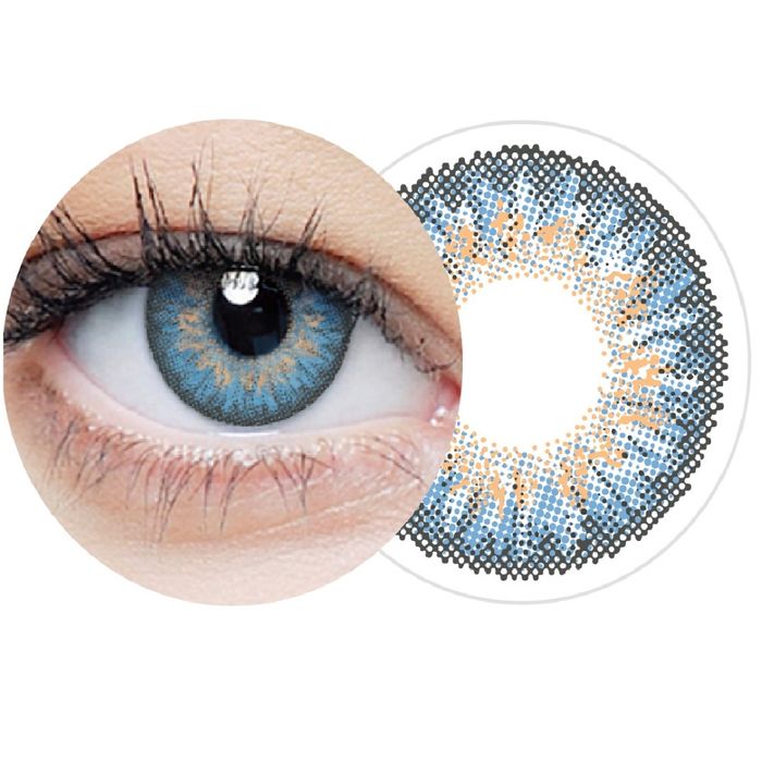 CLEAR LAB CL CLEARCOLOR 1DAY BLUE FL333 10PK-5.00 main product photo