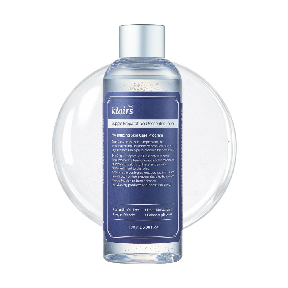 Dear, Klairs Supple Preparation Unscented Toner 180 ml