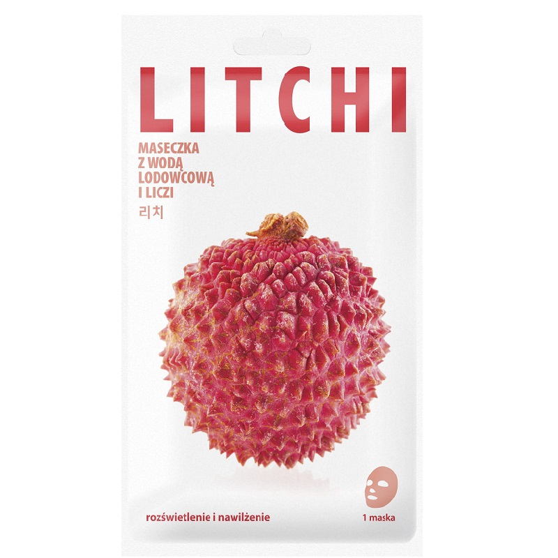 ICELAND Maseczka w płacie z ekstraktem z liczi i wodą lodowcową 1 szt