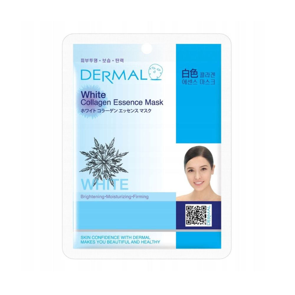 Dermal White Collagen Essence Mask kolagenowa maska do twarzy 23 g
