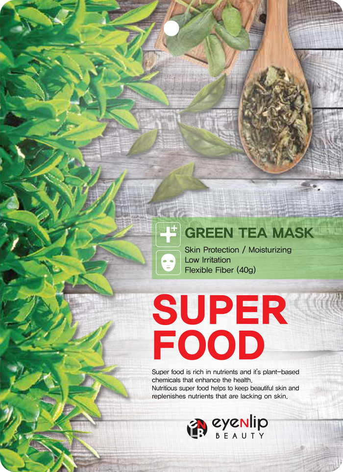 EYENLIP GREEN TEA MASKA W PŁACHCIE 30 g main product photo