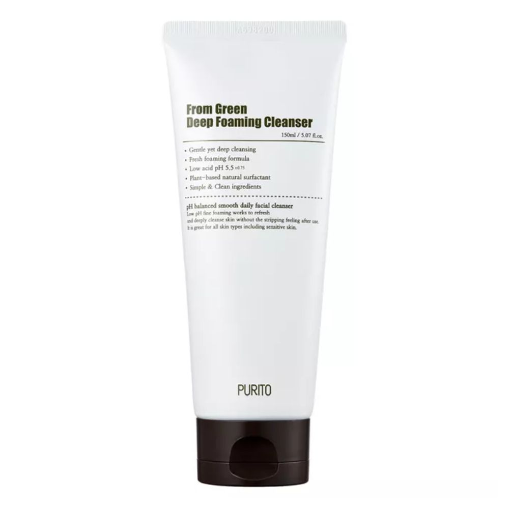 Purito From Green Deep Foaming Cleanser Oczyszczająca Pianka 150ml 