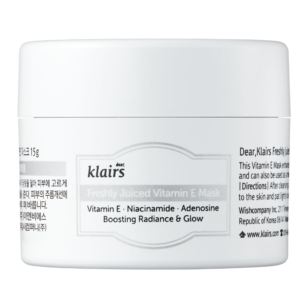 Dear, Klairs Freshly Juiced Vitamin E Mask 15 g