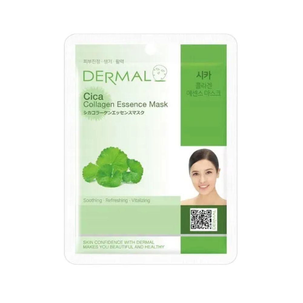 Dermal Cica Collagen Essence kolagenowa maska w płachcie z wąkrotką azjatycką 23 g