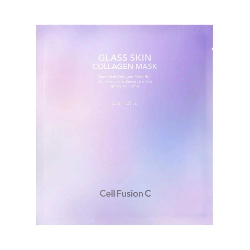 Cell Fusion C Glass Skin Collagen Mask maseczka do twarzy 35 g x 5 sztuk