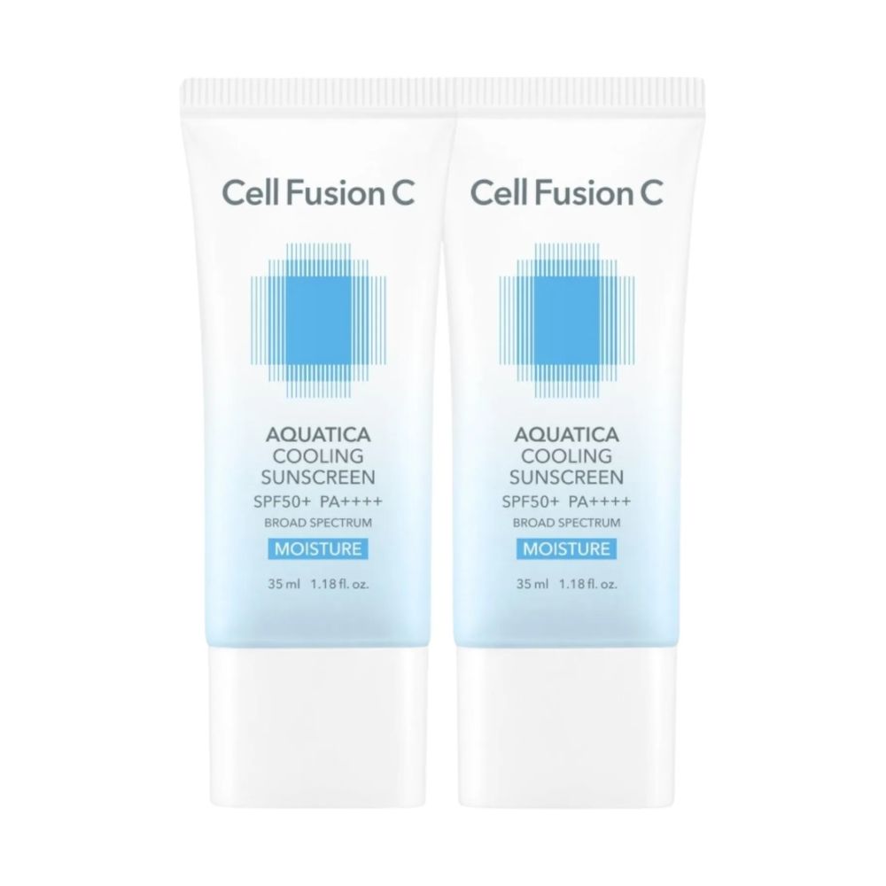 Cell Fusion C Aquatica Cooling Sunscreen Krem przeciwsłoneczny 2 x 35 ml