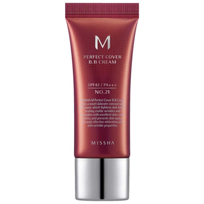 MISSHA M Perfect Cover BB Cream SPF42/PA+++ 20ml No. 21 Light Beige main product photo