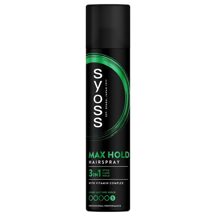 Syoss Max Hold lakier do włosów odporny na warunki zewnętrzne megamocny 300 ml main product photo
