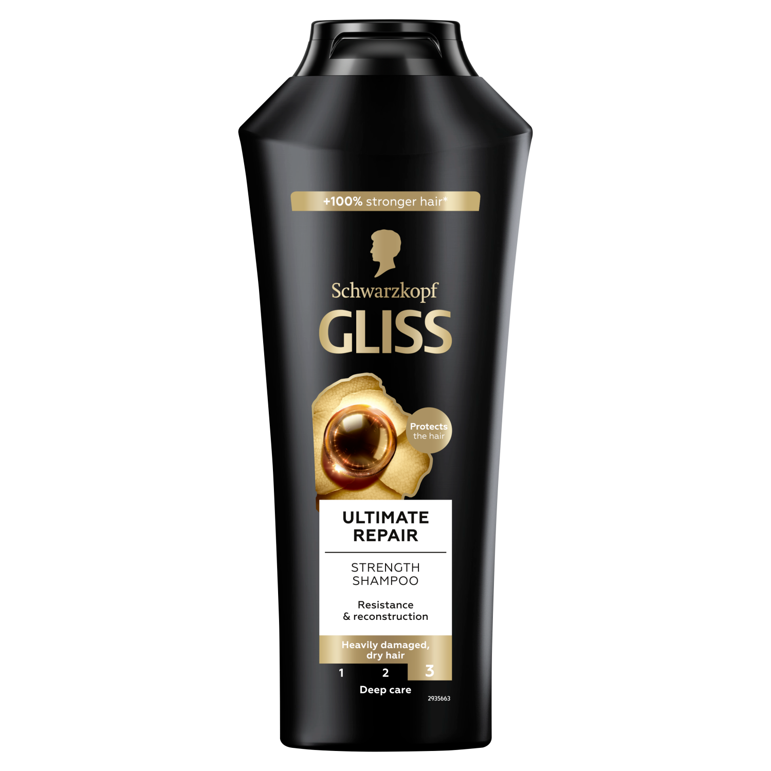 Gliss Ultimate Repair Regenerujący szampon do włosów mocno zniszczonych i suchych 400 ml