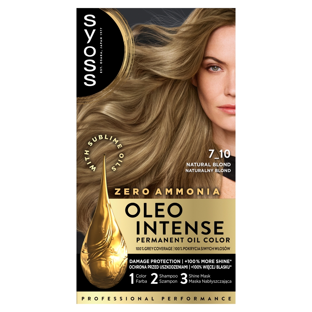 Syoss Oleo Intense 7_10 Naturalny Blond farba do włosów 1 sztuka
