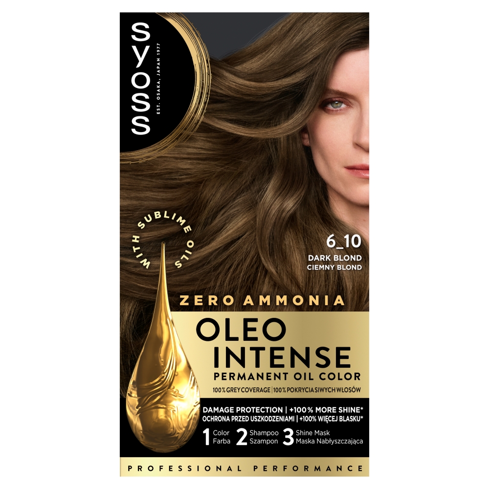 Syoss Oleo Intense 6-10 Ciemny Blond farba do włosów 1 sztuka