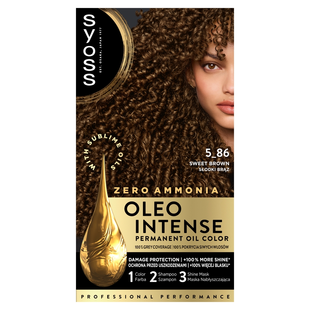 Syoss Oleo Intense 5_86 Słodki Brąz farba do włosów 1 sztuka