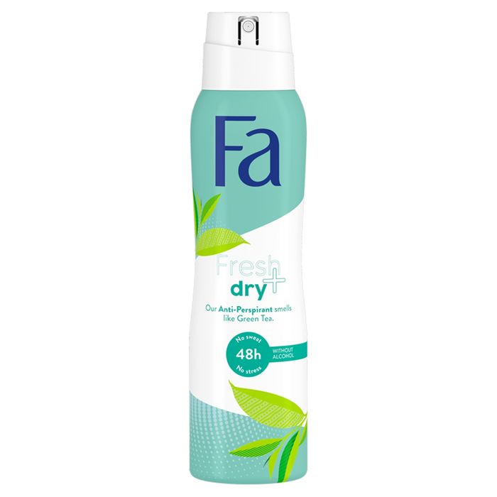 Fa Fresh&Dry Green Tea 48h Antyperspirant w sprayu o zapachu zielonej herbaty 150 ml main product photo
