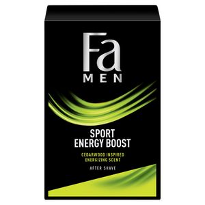 Fa Men Sport Energy Boost Woda po goleniu o świeżym zapachu limonek i drzewa cedrowego 100 ml