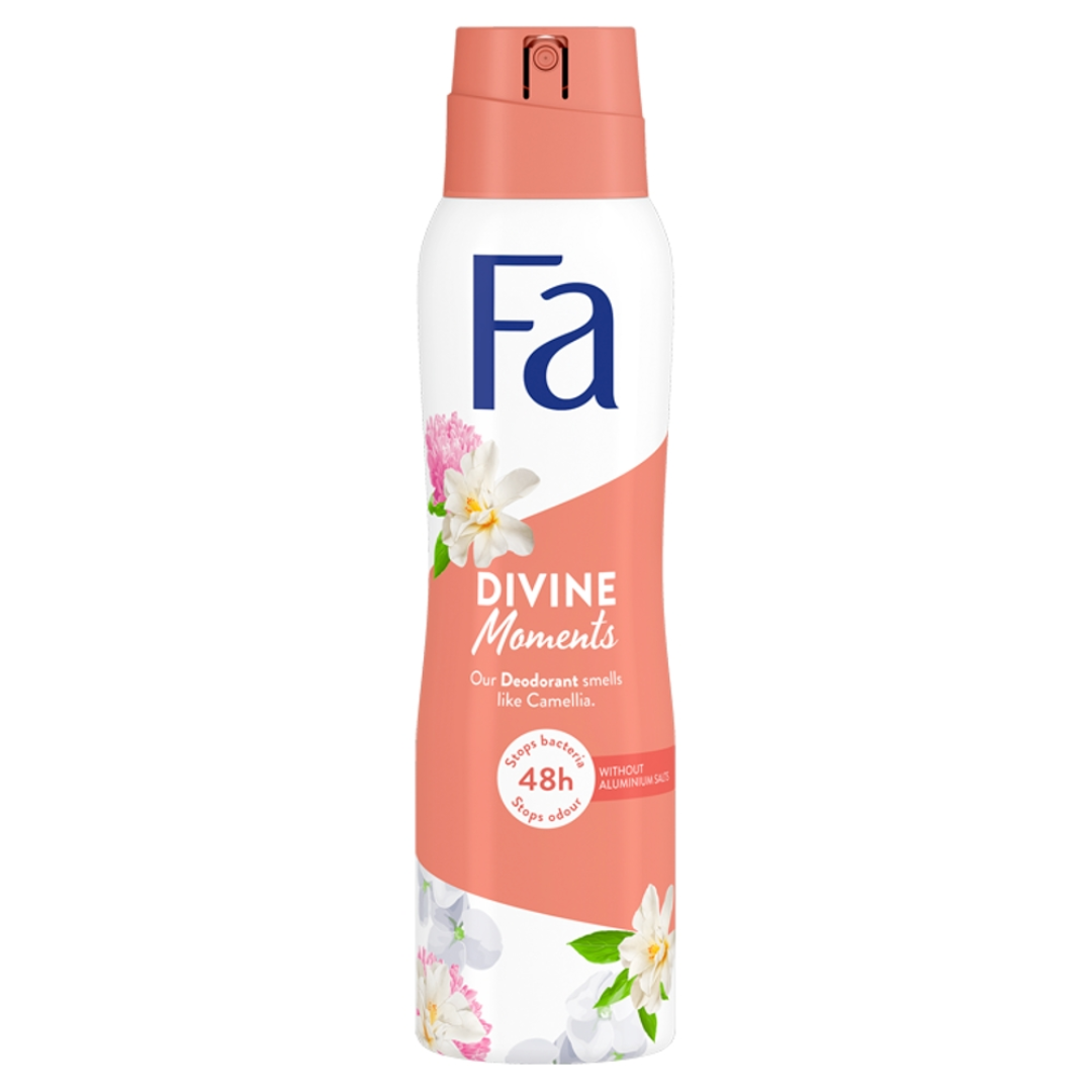 Fa Divine Moments 48h dezodorant w sprayu o zapachu kamelii 150ml