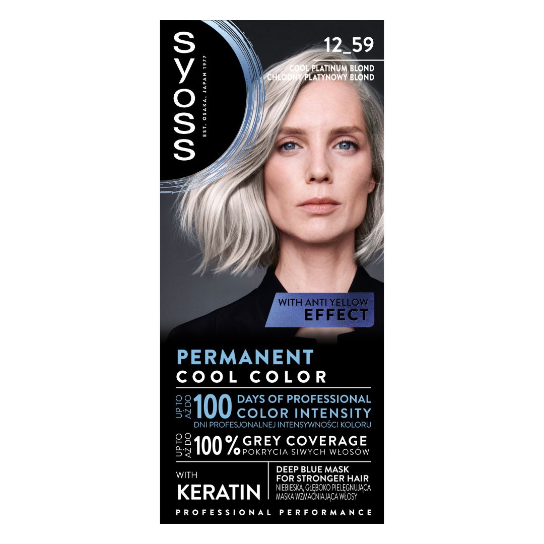 Syoss farba do włosów 12-59 chłodny platynowy blond
