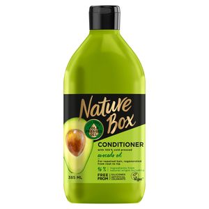 Nature Box Avocado Oil Regenerująca odżywka do włosów zniszczonych z olejem z awokado 385 ml