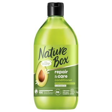 Nature Box Avocado Oil Regenerująca odżywka do włosów zniszczonych z olejem z awokado 385 ml