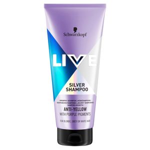 Schwarzkopf Live Silver Shampoo Szampon do włosów neutralizujący żółty odcień 200 ml