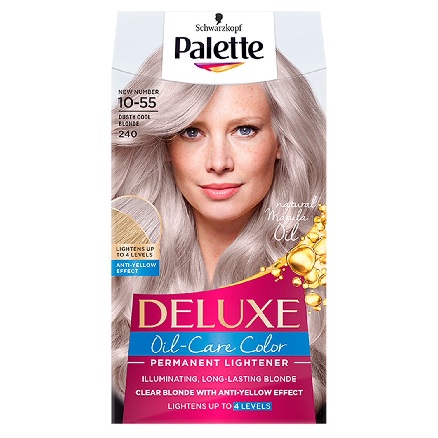 PALETTE DELUXE 240 POPIEL.CHLODNY BLOND