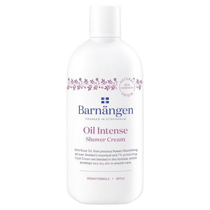 Barnängen Oil Intense Wygładzający kremowy żel pod prysznic z olejkiem z dzikiej róży 400 ml main product photo