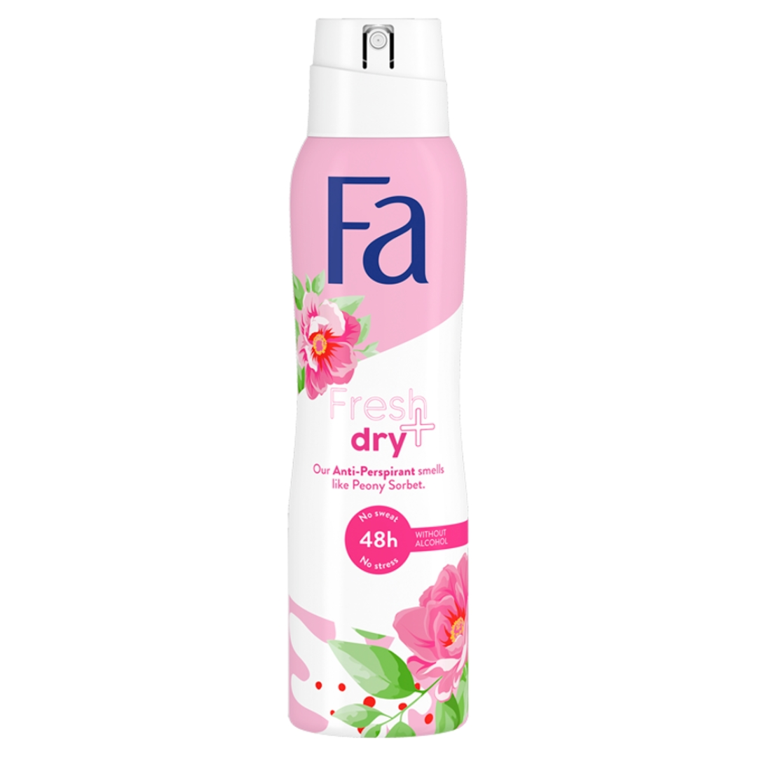 Fa Fresh&Dry Peony Sorbet 48h antyperspirant w sprayu o zapachu sorbetu z piwonii 150ml