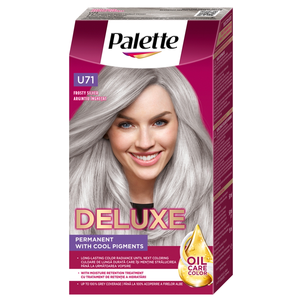 Palette Deluxe U71 Mroźne Srebro farba do włosów 1 sztuka
